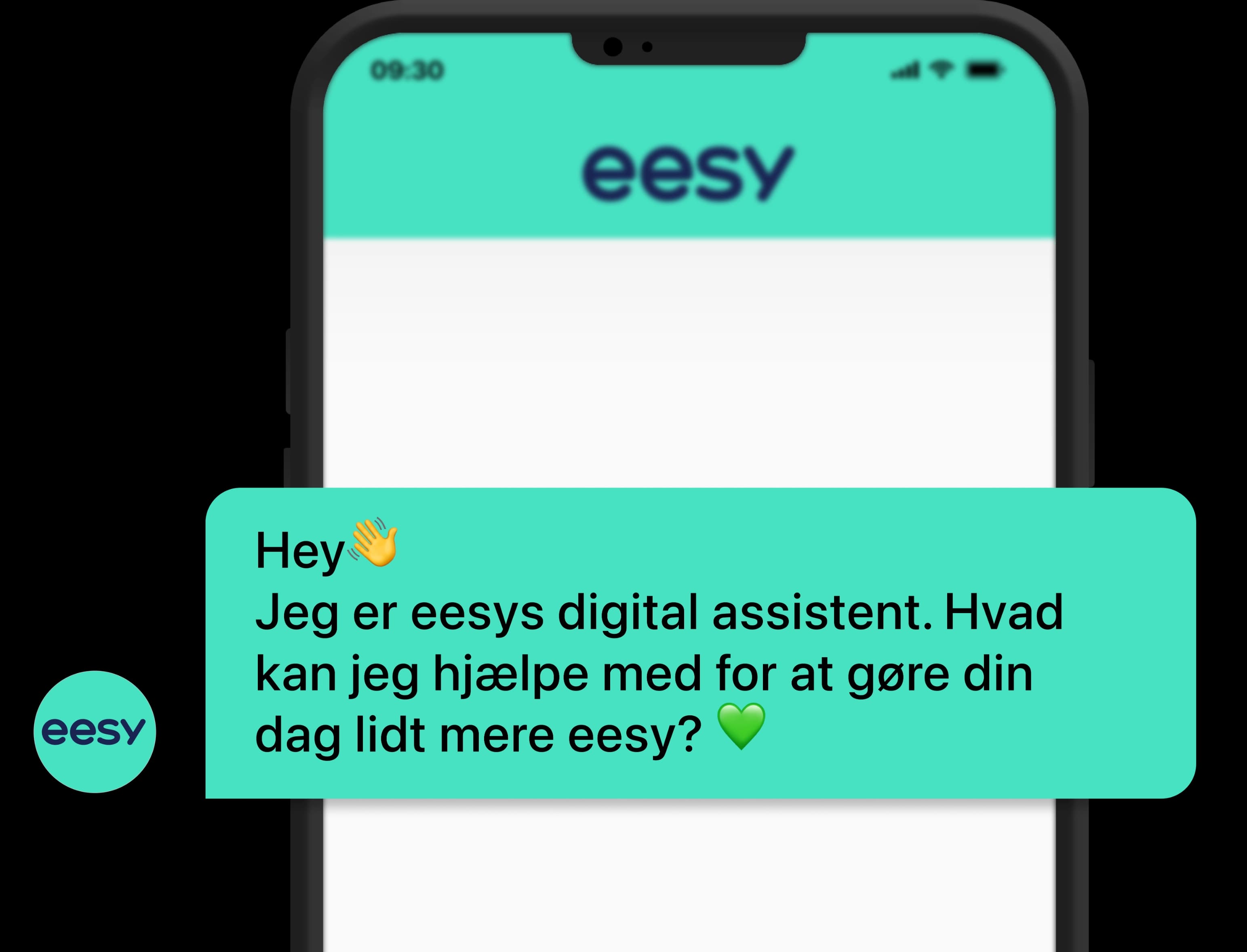 Chat med endigital assistent billede