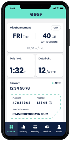 Eesy abonnement 2023 billede af app 1