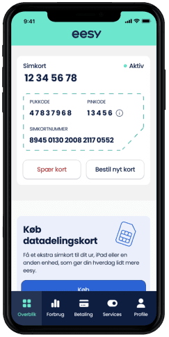 Eesy abonnement 2023 billede af app 2